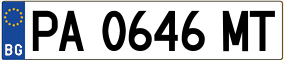 Truck License Plate